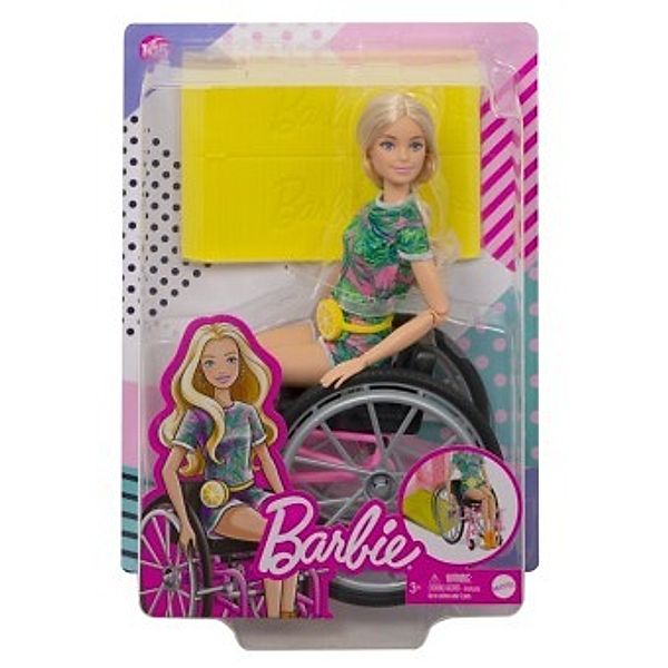 Barbie Fashionistas Barbie Puppe (blond) mit Rollstuhl