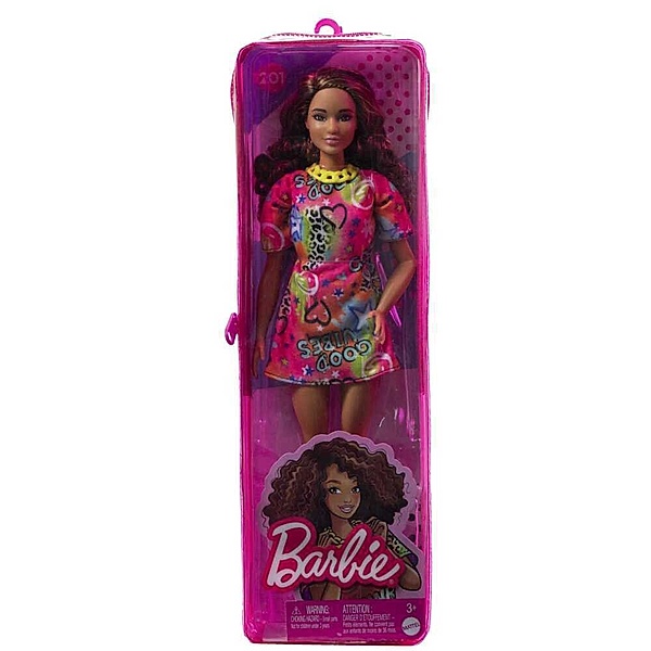 Mattel Barbie Fashionistas Puppe - Good Vibes T-Shirt Dress