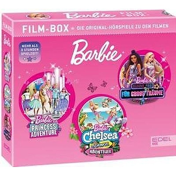 Barbie - Film-Box - Die Original-Hörspiele zu den Filmen,3 Audio-CD, Barbie