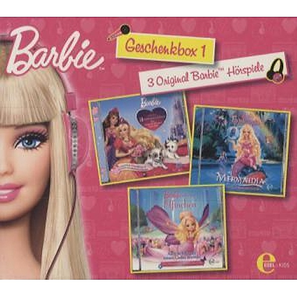 Barbie Geschenkbox, 3 Audio-CDs, Barbie
