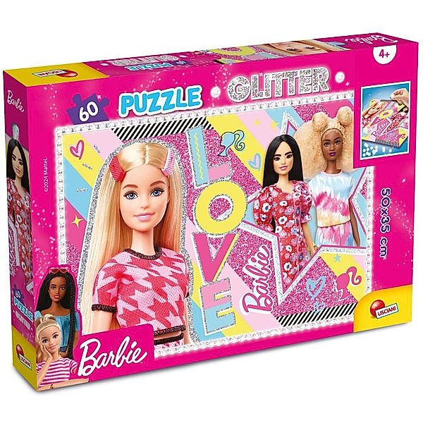 LiscianiGiochi BARBIE GLITTER PUZZLE 60 -SELFIE!