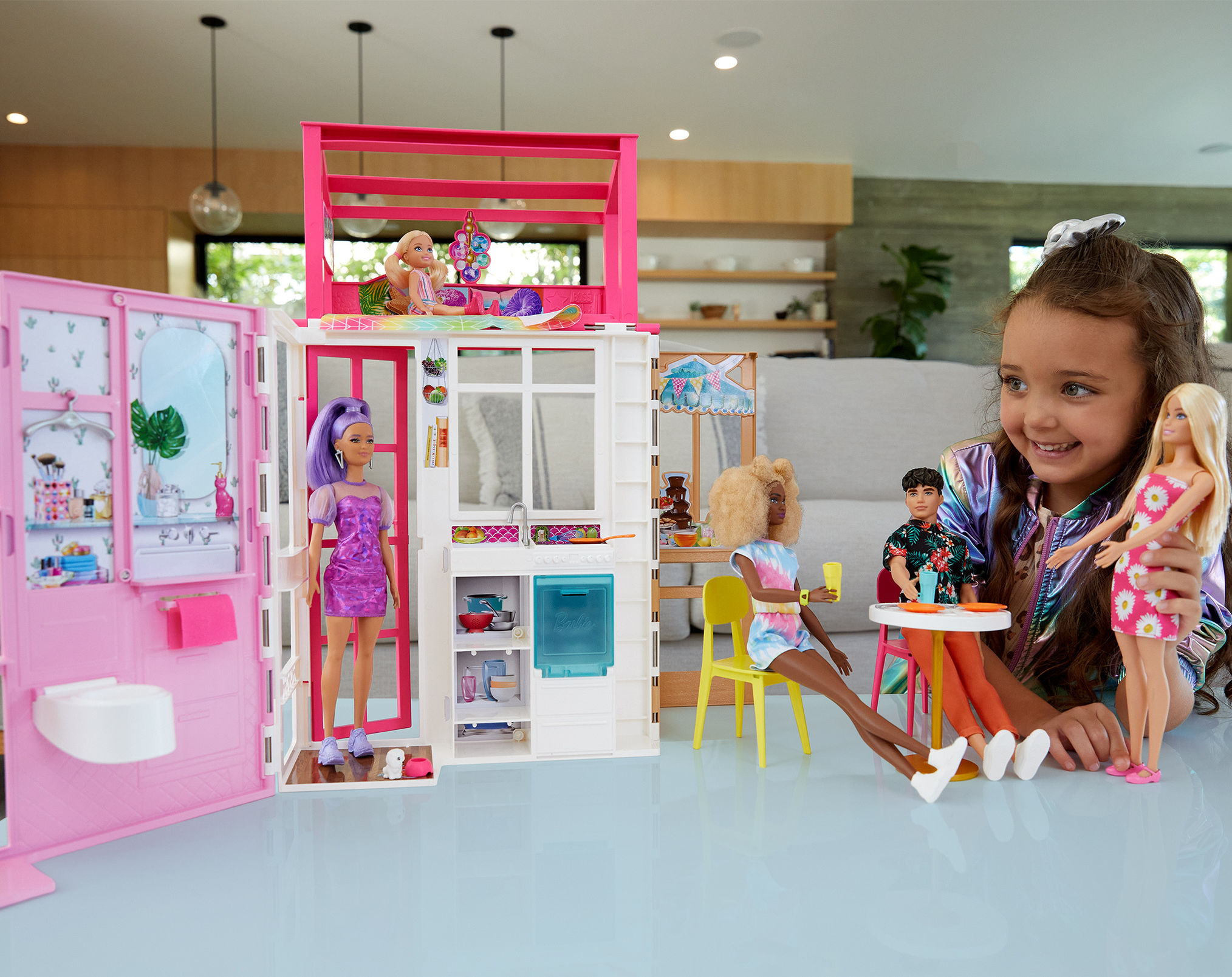 Barbie Haus und Puppe jetzt bei Weltbild.de bestellen