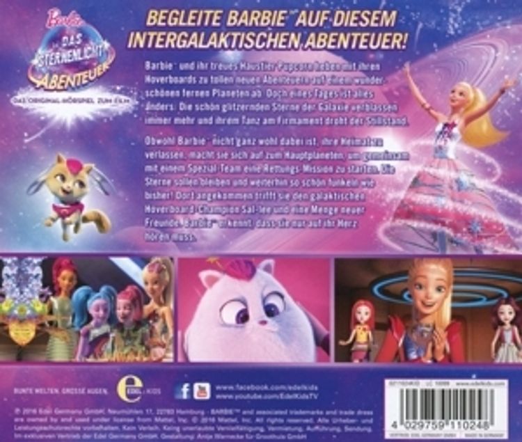 Barbie in Das Sternenlicht-Abenteuer, 1 Audio-CD Hörbuch jetzt bei  Weltbild.de bestellen