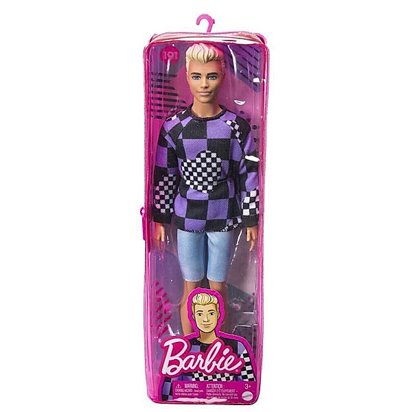Mattel Barbie Ken Fashionistas Puppe im karierten Pullover