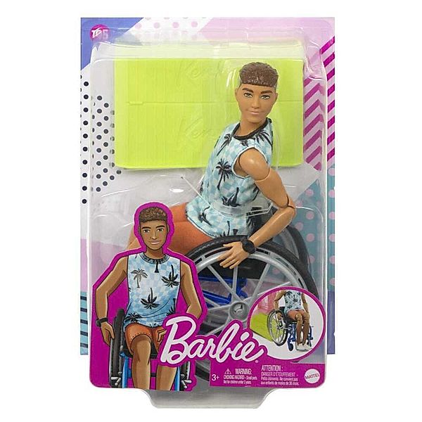 Mattel Barbie Ken Fashionistas Puppe im Rollstuhl