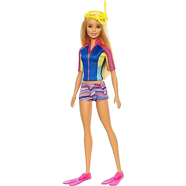 Mattel Barbie - Magie der Delfine: Barbie und Schnorchelzubehör