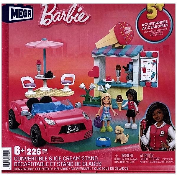 Mattel Barbie - MEGA Barbie Cabrio & Eisstand