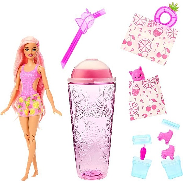 Mattel Barbie Pop! Reveal Barbie Juicy Fruits Serie - Erdbeerlimonade