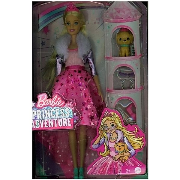 Barbie Prinzessinnen Abenteuer Barbie Prinzessinnen-Puppe