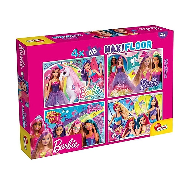 LiscianiGiochi Barbie Puzzle Df Maxi Floor 4 X 48