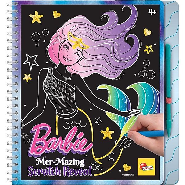 Barbie Sketch Book Mer-Mazing Scratch Reveal (In Display of 12 PCS)