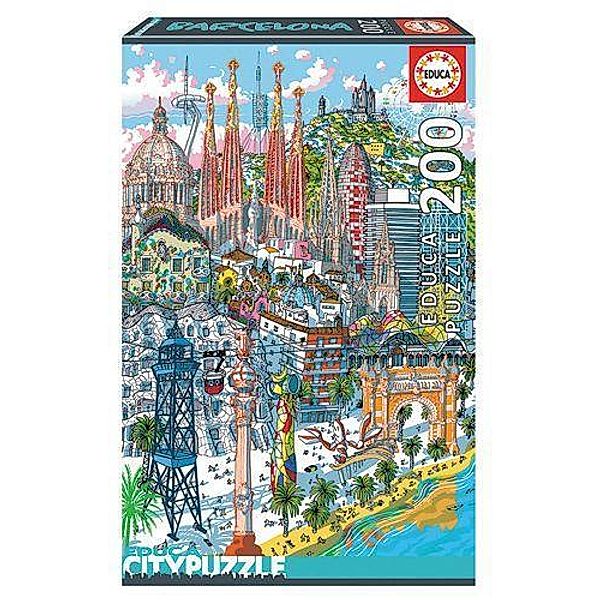 Barcelona 200 Teile City Puzzle