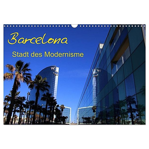 Barcelona - Stadt des Modernisme (Wandkalender 2024 DIN A3 quer), CALVENDO Monatskalender, Matthias Frank