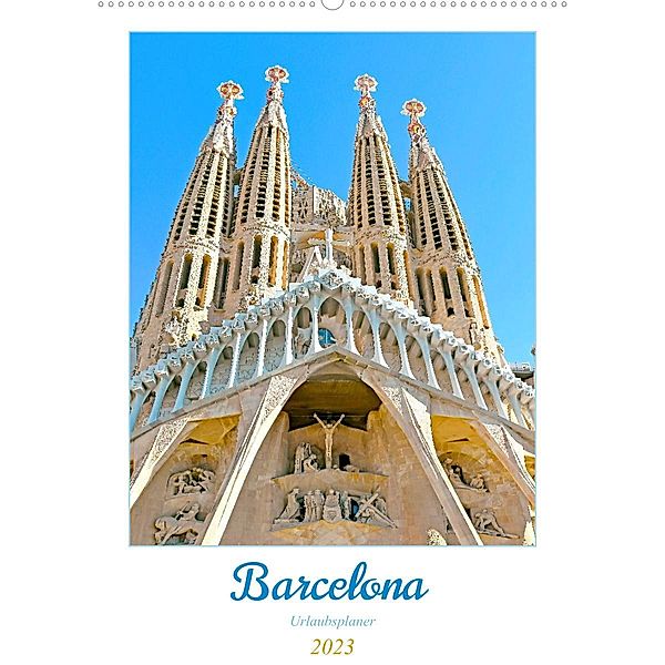 Barcelona - Urlaubsplaner (Wandkalender 2023 DIN A2 hoch), Nina Schwarze