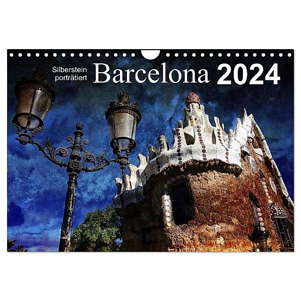 Barcelona (Wandkalender 2024 DIN A4 quer), CALVENDO Monatskalender, Reiner Silberstein