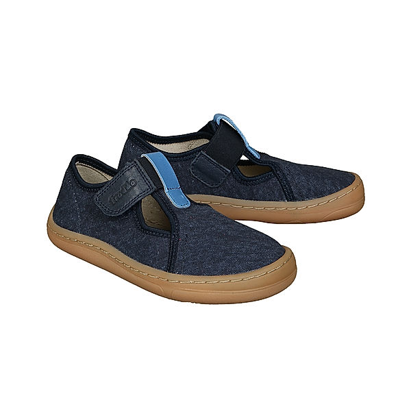 froddo® Barfussschuhe CANVAS T-BAR in dark blue