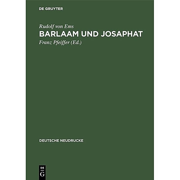 Barlaam und Josaphat, Rudolf von Ems