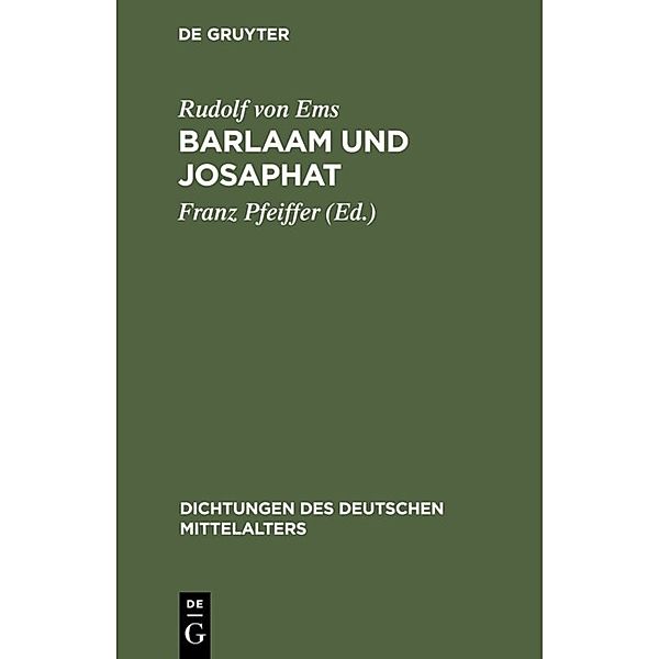 Barlaam und Josaphat, Rudolf von Ems