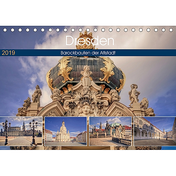 Barockes Dresden (Tischkalender 2019 DIN A5 quer), Steffen Gierok