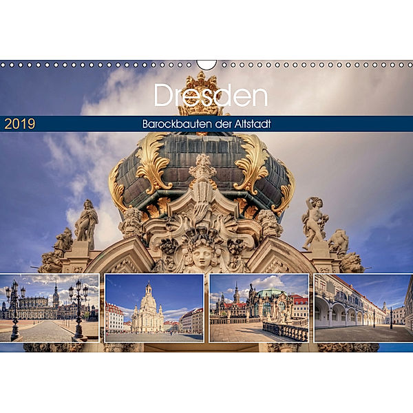 Barockes Dresden (Wandkalender 2019 DIN A3 quer), Steffen Gierok