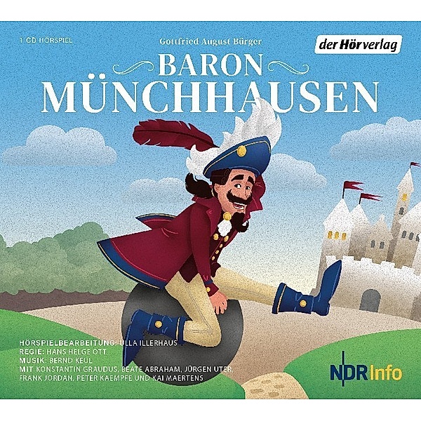 Baron Münchhausen,1 Audio-CD, Gottfried August Bürger