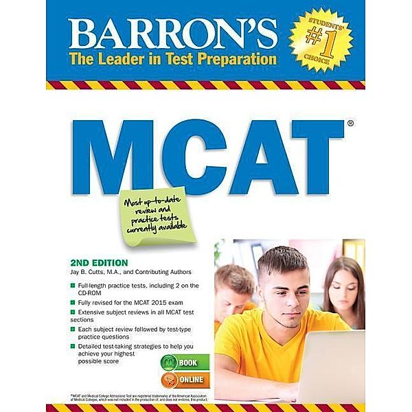 BARRON MCAT 3RD /E REV/E 3/E, Jay B. Cutts M. a.