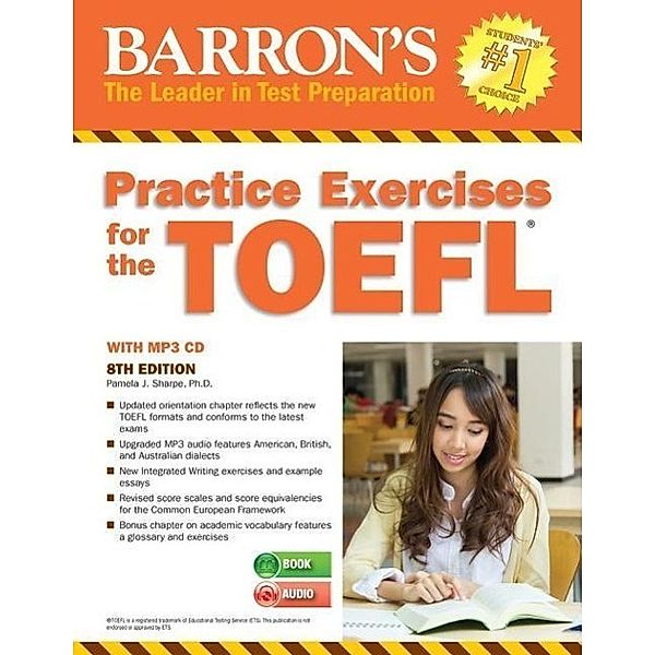 Barron's Practice Exercises for the TOEFL, w. MP3-CD, Ph.D. Pamela J. Sharpe