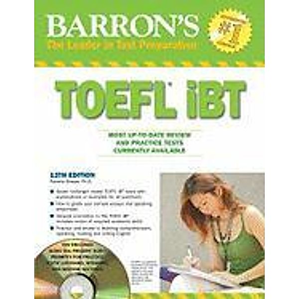 Barron's TOEFL iBT Internet-Based Test, w. 10 Audio-CDs, Pamela J. Sharpe