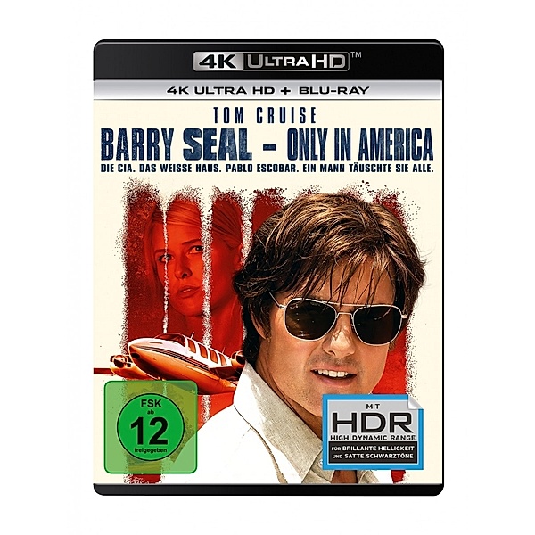 Barry Seal - Only in America, Domhnall Gleeson Sarah Wright Tom Cruise