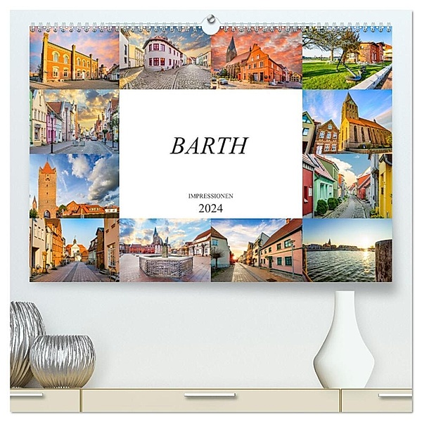Barth Impressionen (hochwertiger Premium Wandkalender 2024 DIN A2 quer), Kunstdruck in Hochglanz, Dirk Meutzner