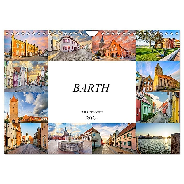 Barth Impressionen (Wandkalender 2024 DIN A4 quer), CALVENDO Monatskalender, Dirk Meutzner