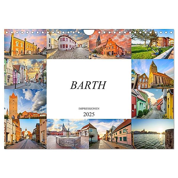 Barth Impressionen (Wandkalender 2025 DIN A4 quer), CALVENDO Monatskalender, Calvendo, Dirk Meutzner