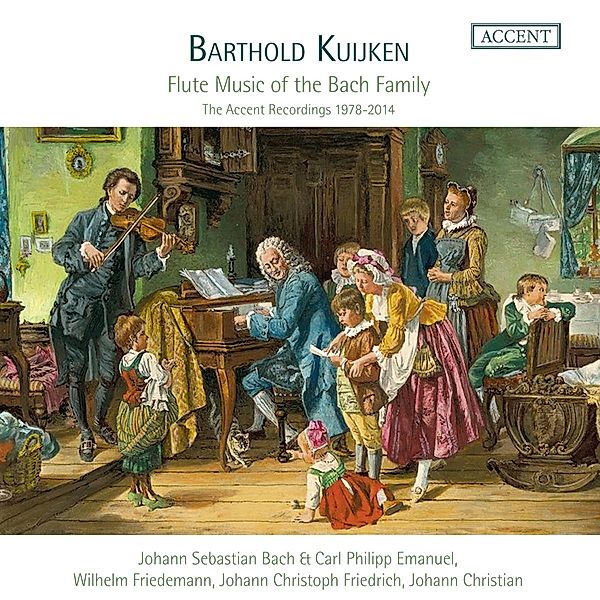 Barthold Kuijken-Flute Music Of The Bach Family, B. Kuijken & W. & S., Demeyere, Hantai, Kohnen, Lpb