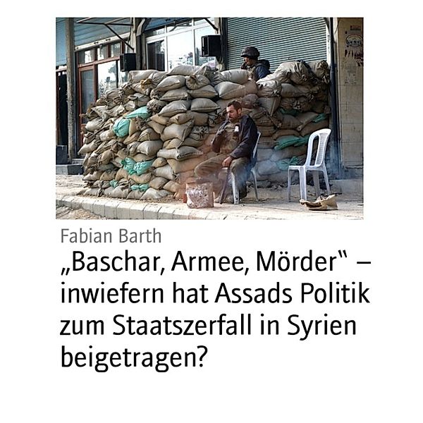 Baschar, Armee, Mörder - inwiefern hat Assads Politik zum Staatszerfall in Syrien beigetragen?, Fabian Barth