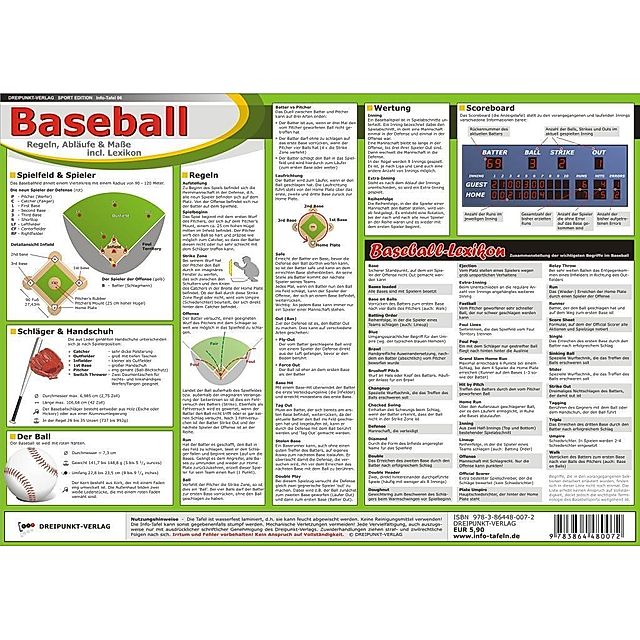 Baseball, Infotafel Buch jetzt bei Weltbild.at online bestellen