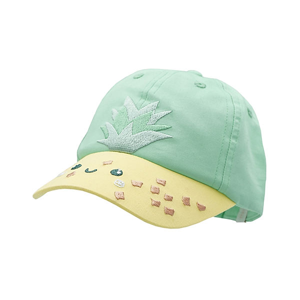 maximo Basecap ANANAS in aqua/hellgelb