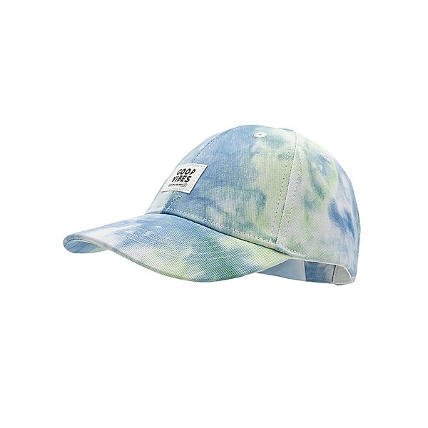 maximo Basecap GOOD VIBES in blau/lime