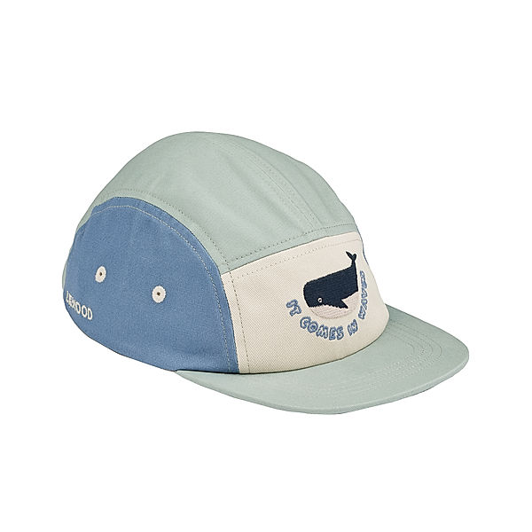 LIEWOOD Basecap RORY WHALE in ice blue mix