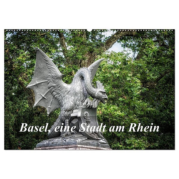 Basel, eine Stadt am Rhein (Wandkalender 2024 DIN A2 quer), CALVENDO Monatskalender, Alain Gaymard