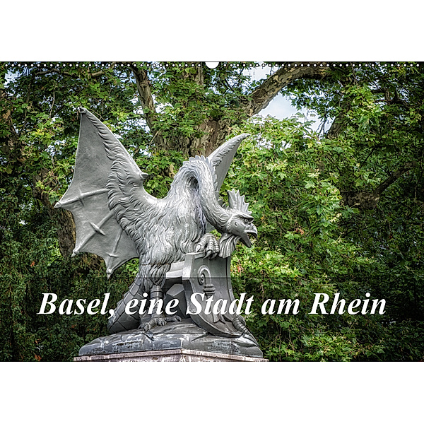 Basel, eine Stadt am RheinCH-Version (Wandkalender 2019 DIN A2 quer), Alain Gaymard