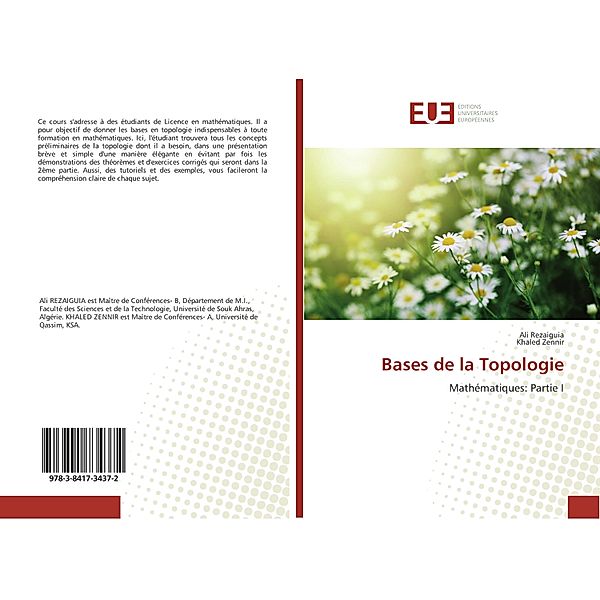 Bases de la Topologie, Ali Rezaiguia, Khaled Zennir