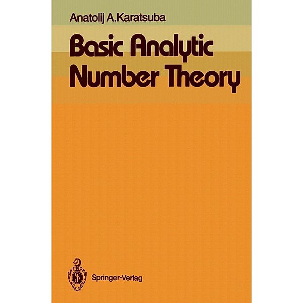 Basic Analytic Number Theory, Anatolij A. Karatsuba