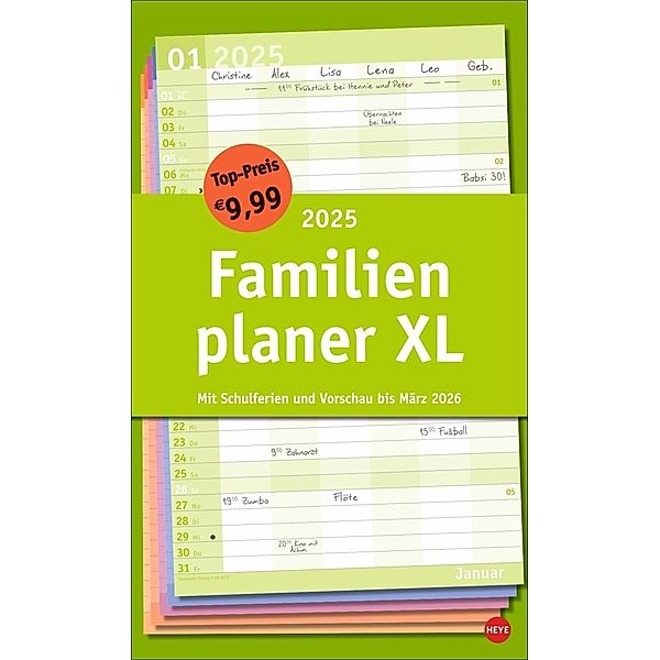 Basic Familienplaner XL 2025