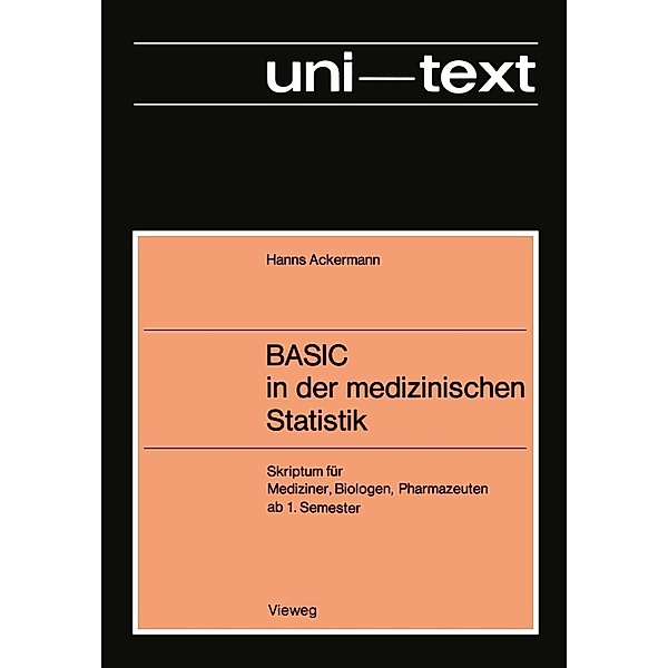 BASIC in der medizinischen Statistik, Hanns Ackermann
