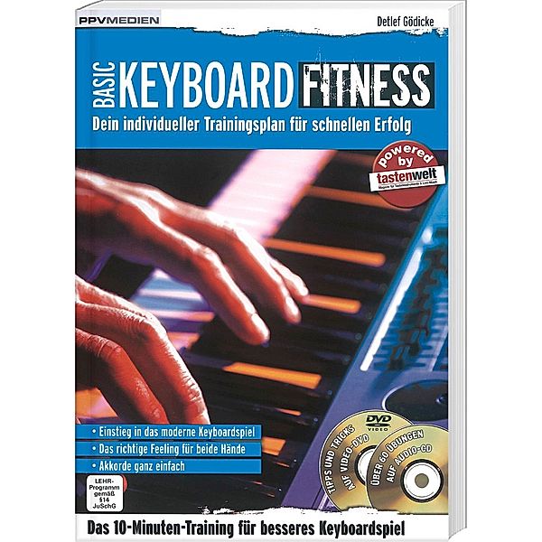 Basic Keyboard Fitness, m. DVD + Audio-CD, Detlef Gödicke