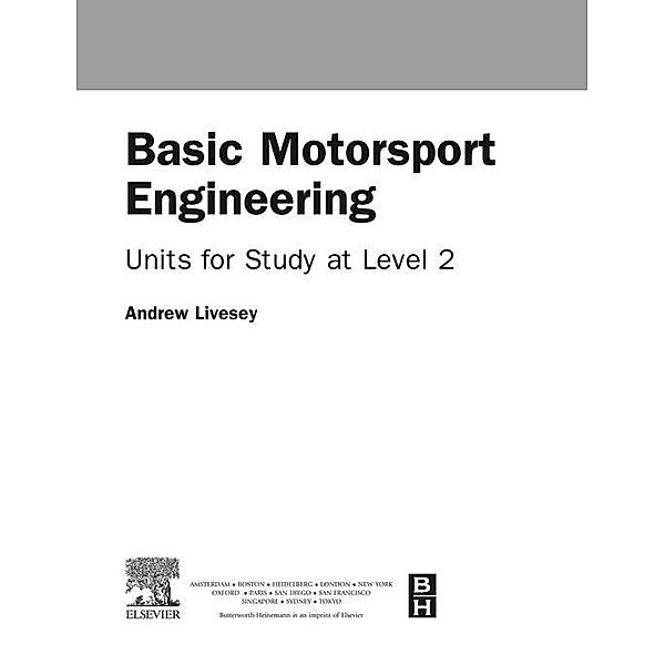 Basic Motorsport Engineering, Andrew Livesey