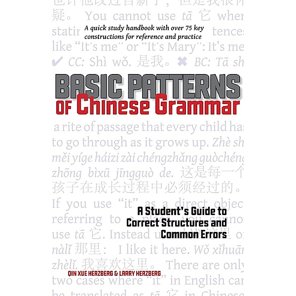 Basic Patterns of Chinese Grammar, Qin Xue Herzberg, Larry Herzberg