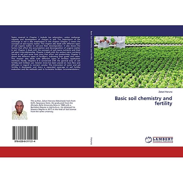 Basic soil chemistry and fertility, Zakari Haruna