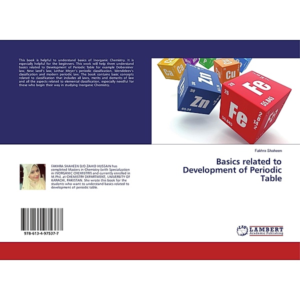 Basics related to Development of Periodic Table, Fakhra Shaheen