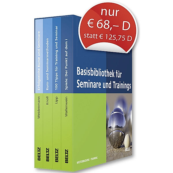 Basisbibliothek für Seminare und Trainings, 4 Bde., Ulrich Lipp, Jörg Knoll, Gudrun F. Wallenwein-Toelstede, Bernd Weidenmann